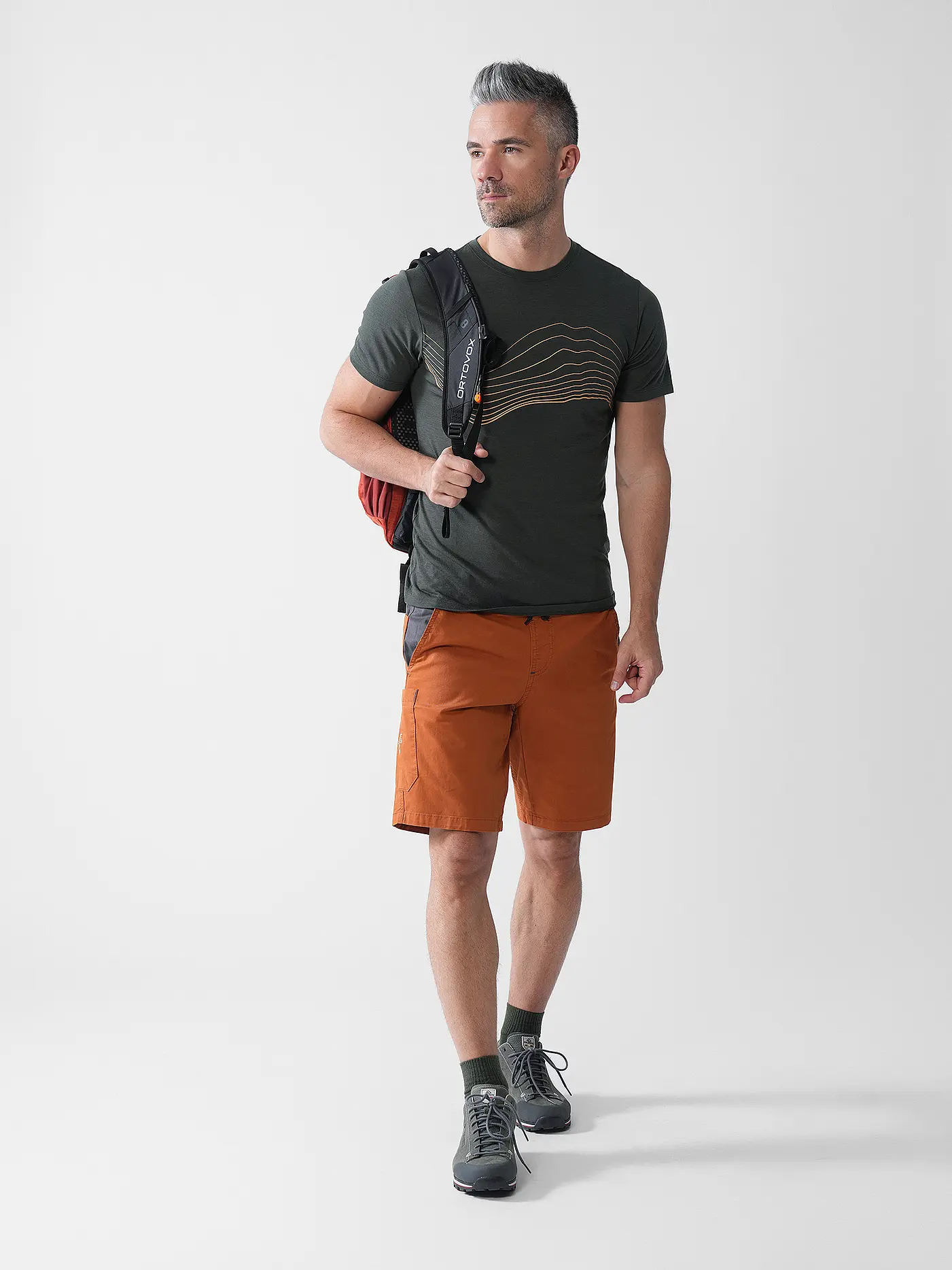 MERU | Herren Funktionsshirt Bustos Merino | dunkelgrün